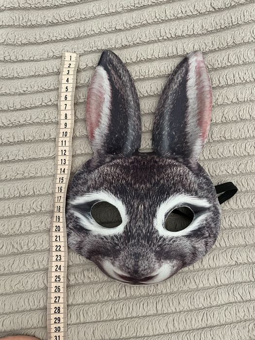 Маска зайця на резинці