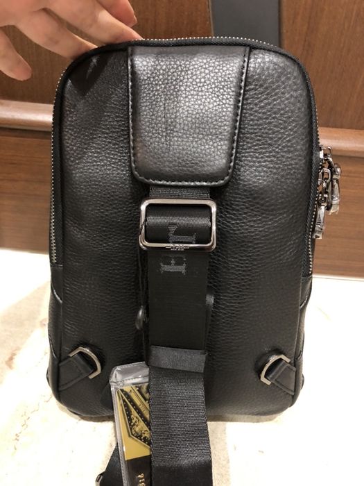 Мужская кожаная сумка Кобура Барсетка Мессенджер Шкіряна сумка Шкіра