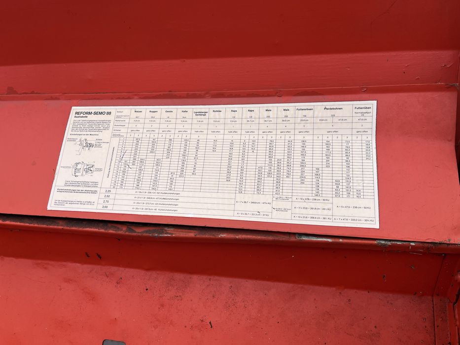 Reform semo сівалка дискова 3.0м