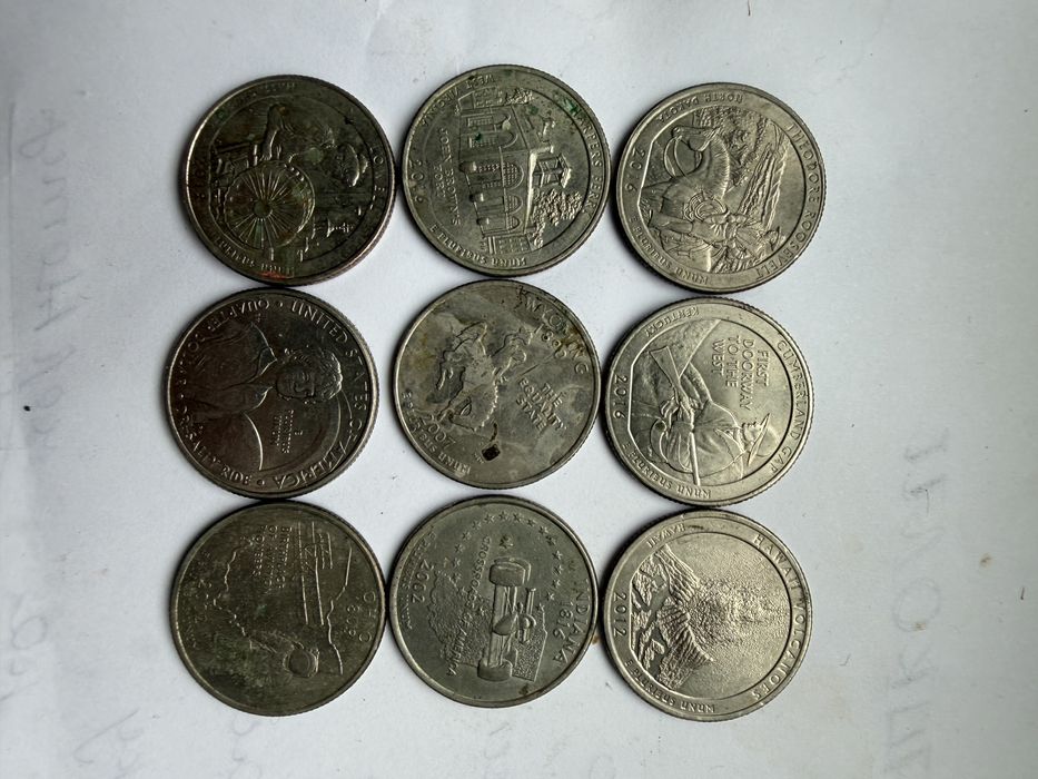 Продам монети квотери америка