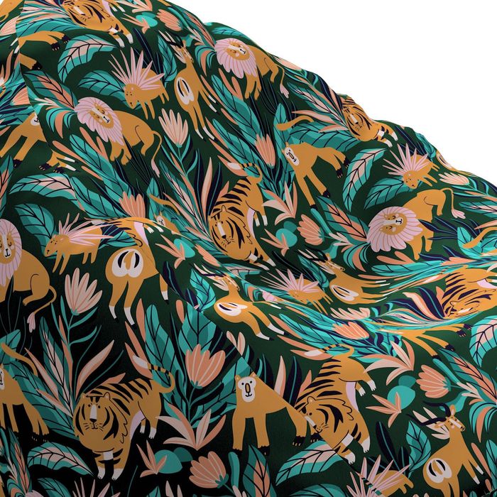 Worek do siedzenia Yellow Tipi bardzo duży 80x115 cm, 100% bawełna