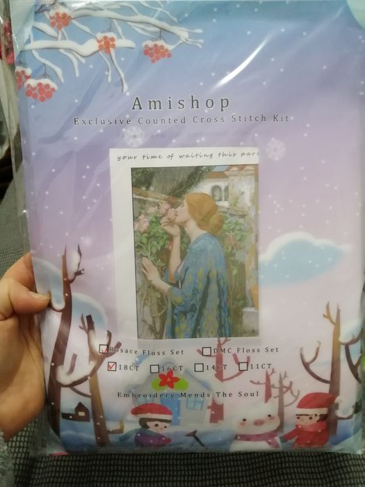 Набор для вышивания крестом Душа розы Amishop (Dimensions)