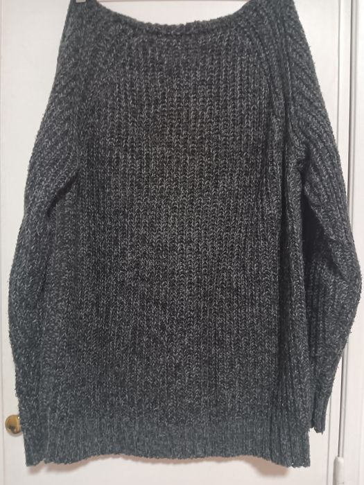 Camisola Cinza Gola Alta