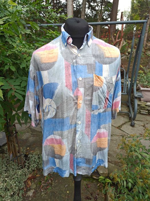Asos design męska koszula wiskoza M retro vintage