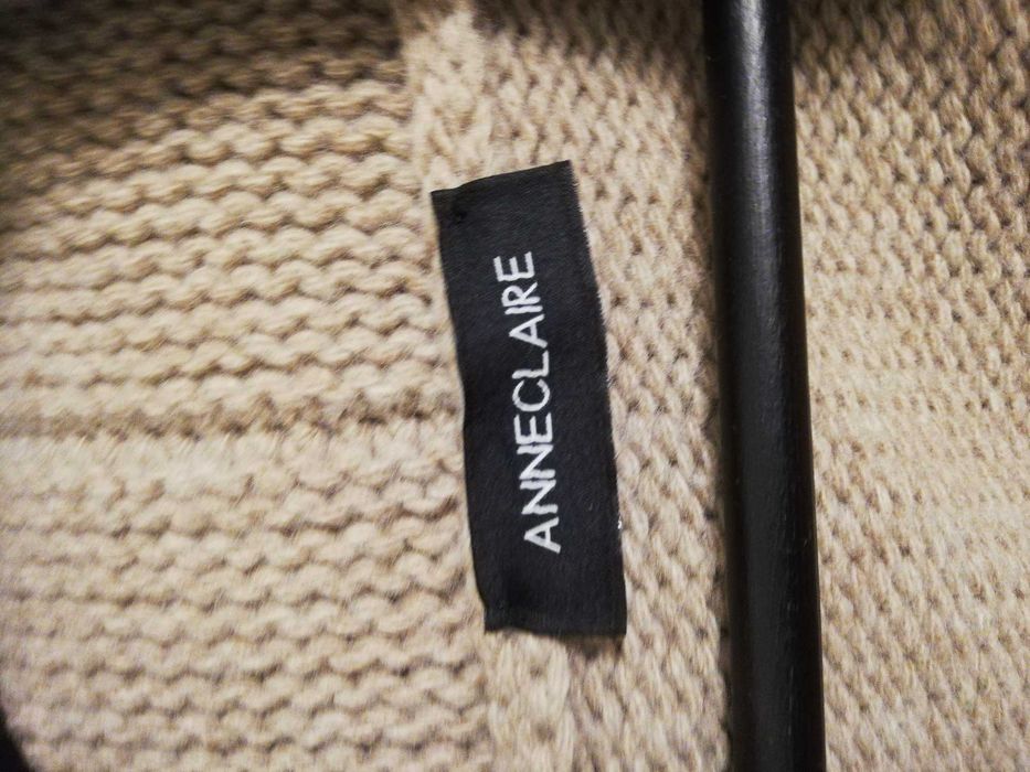 sweter kardigan Anne Claire S M L 36 38, sweter 100% wełna dziewicza