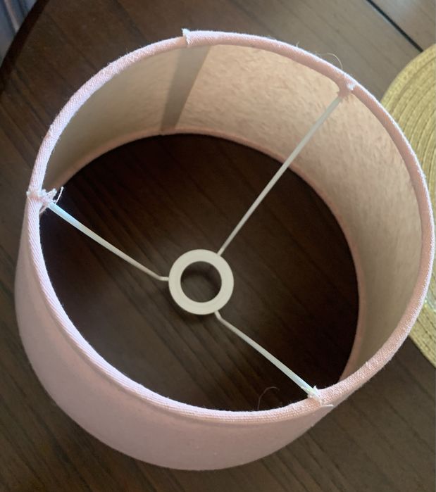 Abajour cor de Rosa