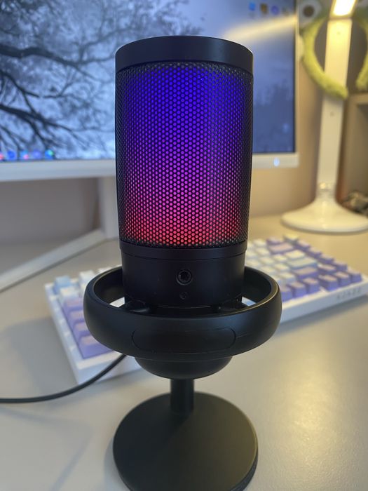 Мікрофон для комп’ютера / ноутбука + підсвітка RGB