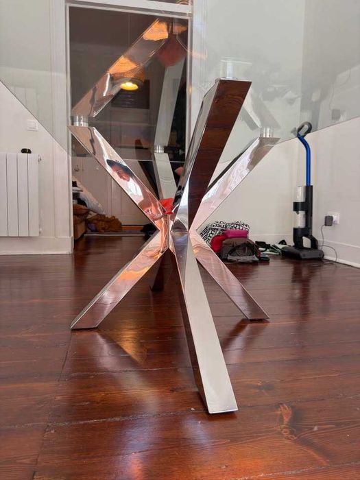Kave Home Argo Glass Dining Table (200×100) (Almost New)