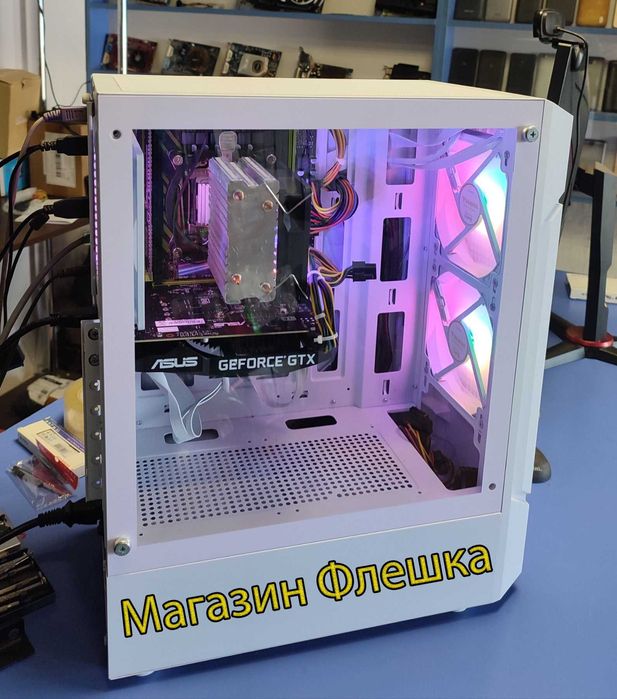 Игровой системный блок E5-2650 v4 аналог I5 10400F NVMe 512 GB GTX 166