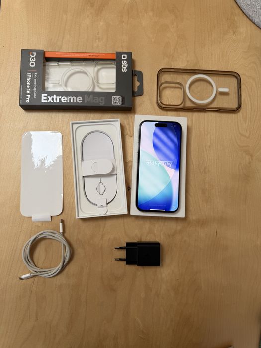 Iphone 16 pro 256Gb com acessórios