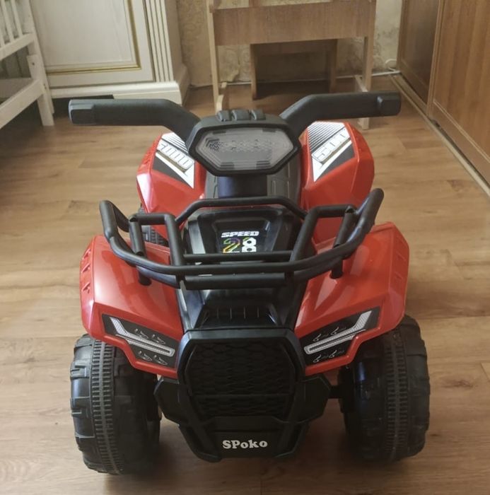 Дитячий електроквадроцикл Spoko MLY- 518 червоний