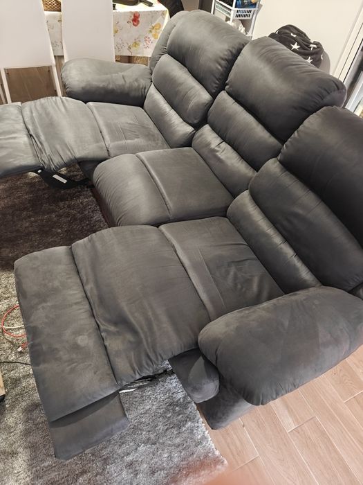 Sofá de 3 lugares extensível