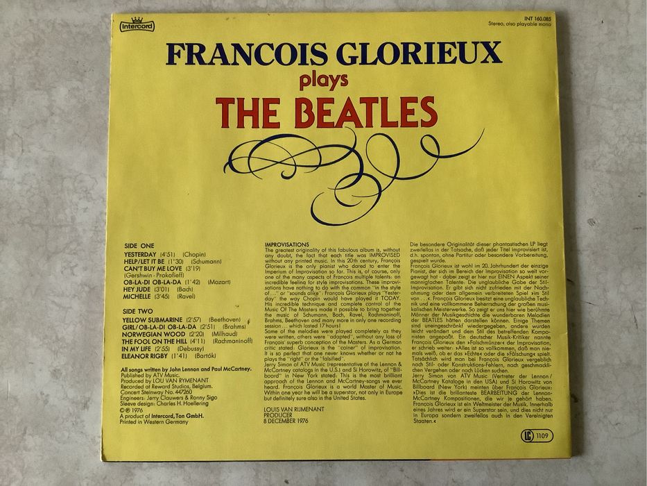 THE BEATLES- Concerto, varios vinis