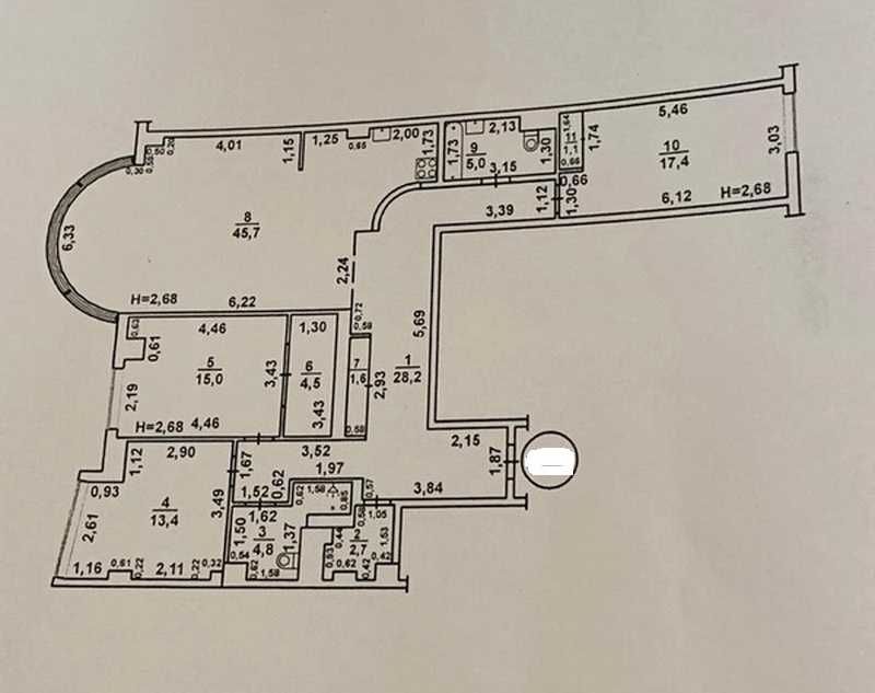 Багатокімнатна квартира за адресою Куликове поле пл. (площа 140 м²) - Atlanta.ua - фото 19