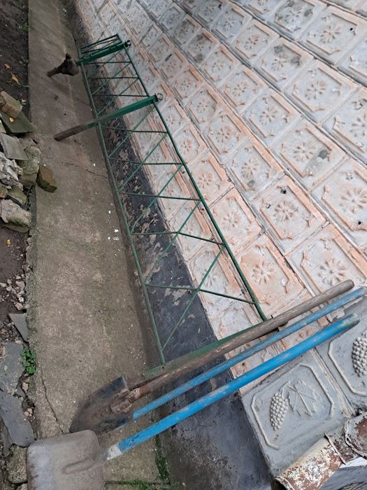 Забор паркан для клумби з металу