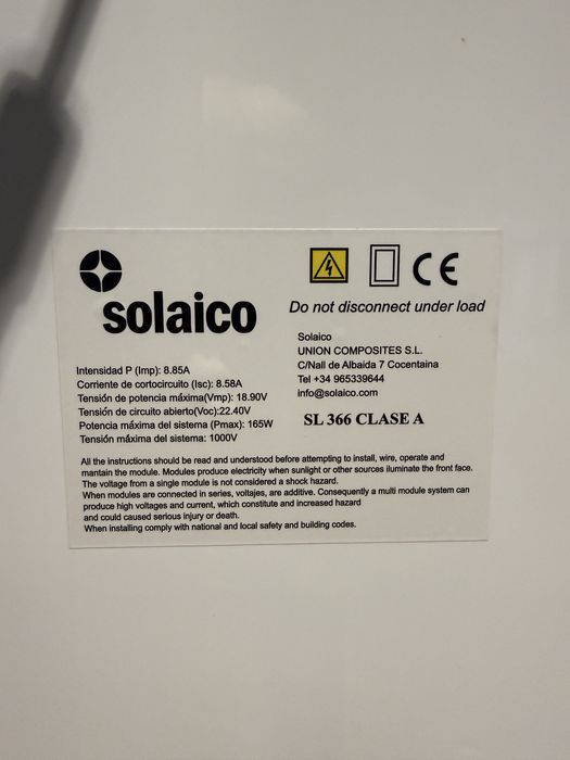 Panel fotowoltaiczny 165W do kamper