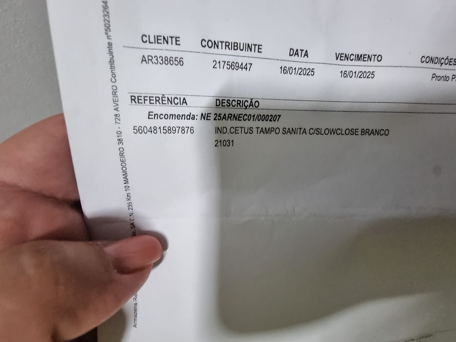 Tampo de sanita Sanindusa Cetus