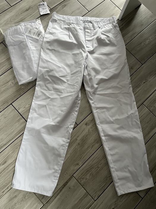 Spodnie Strauss białe