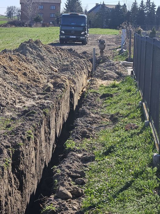 Przewierty pod drogami przeciski wbijanie rur stalowych wod-kan