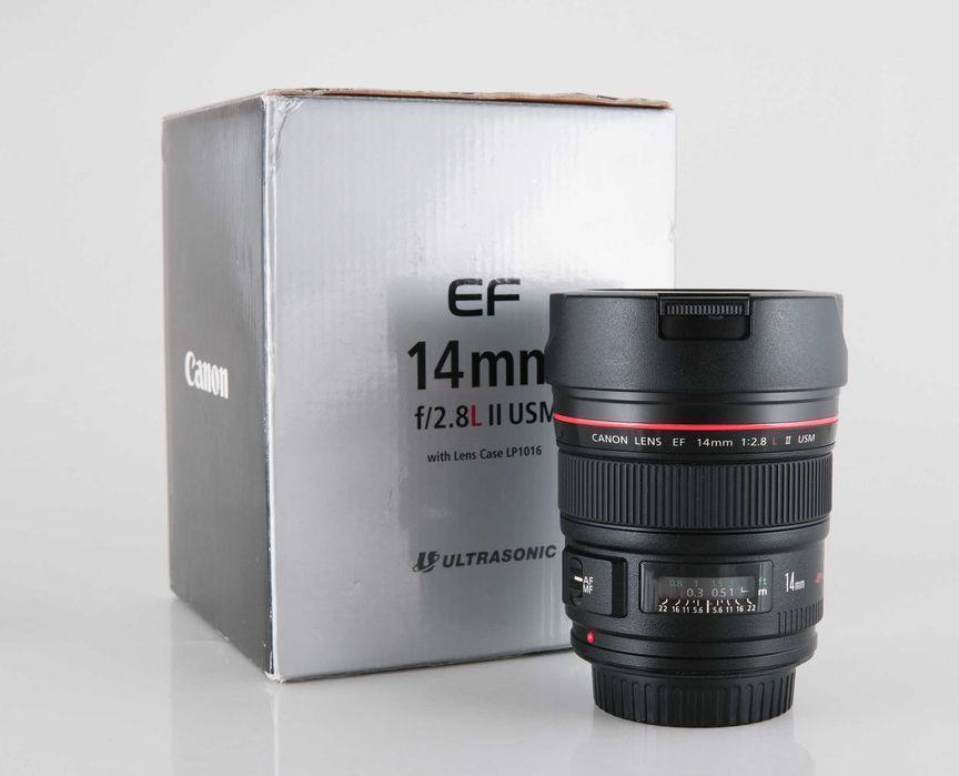 Canon EF 14mm f/2.8L II USM, stan idealny
