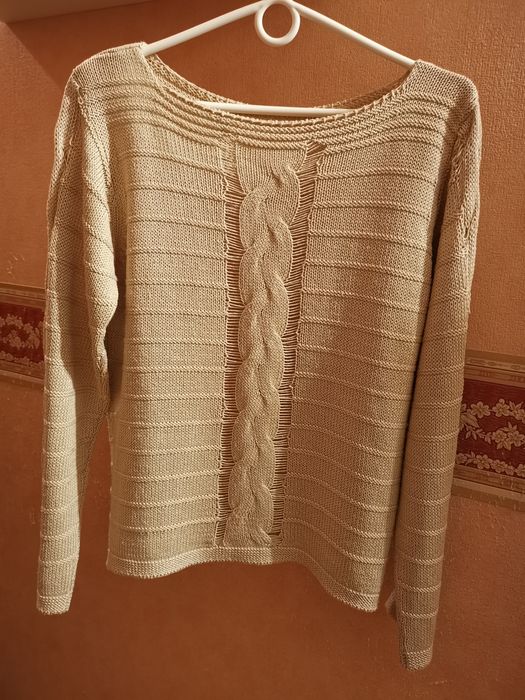Трикотажные джемпер, свитер кроп, свитер с блузкой 44  размер