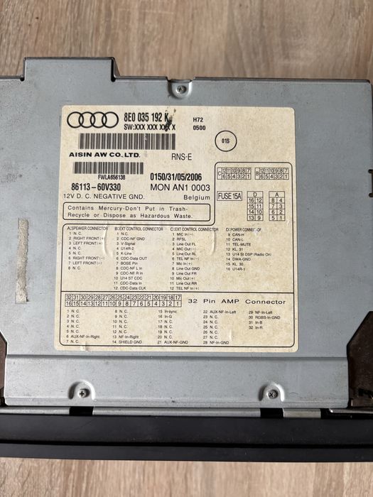 Radio audi a4 b7