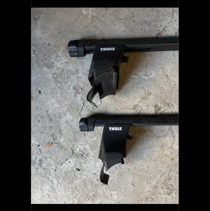 THULE BMW Seria 5 E60 Belki dachowe poprzeczki BMW E60 sedan bez relingów