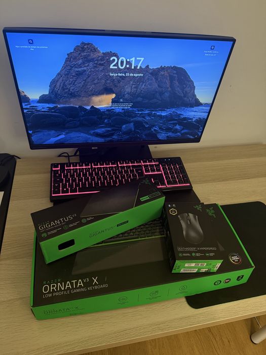 Computador lenovo ALL IN ONE + KIT GAMER RAZER