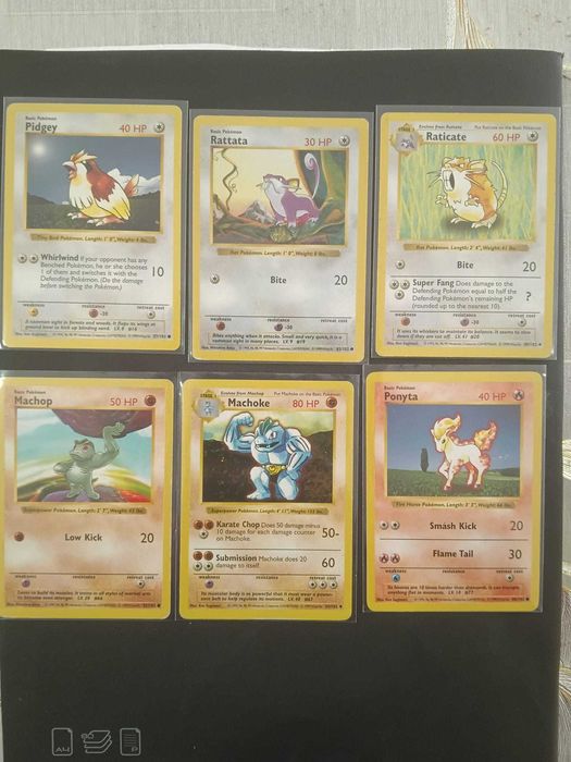 Pokemon TCG Base Set (Shadowless) coleção
