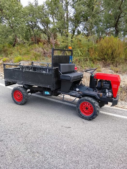 Trator tratocarro 14cv 4x4 com motor de arranque