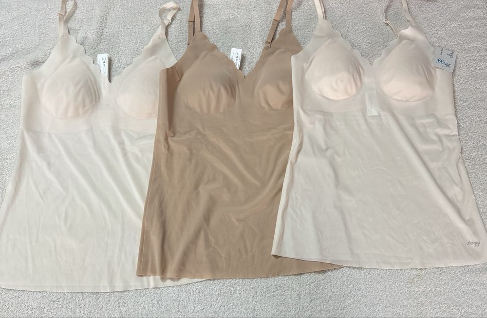 Sloggi Бра-майка ZERO Feel Wavy. Набір три бра майки