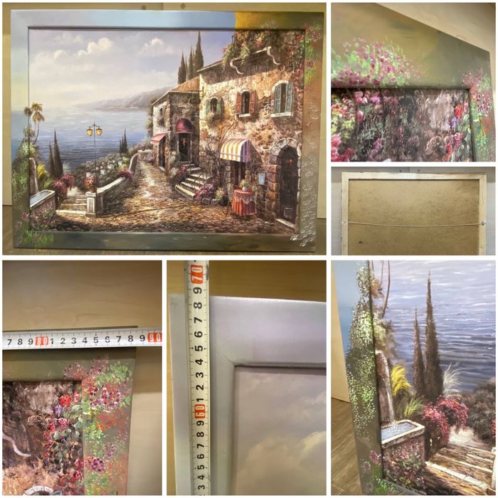 Картини місто, пейзаж , абстракція, великий розмір 60*110 см