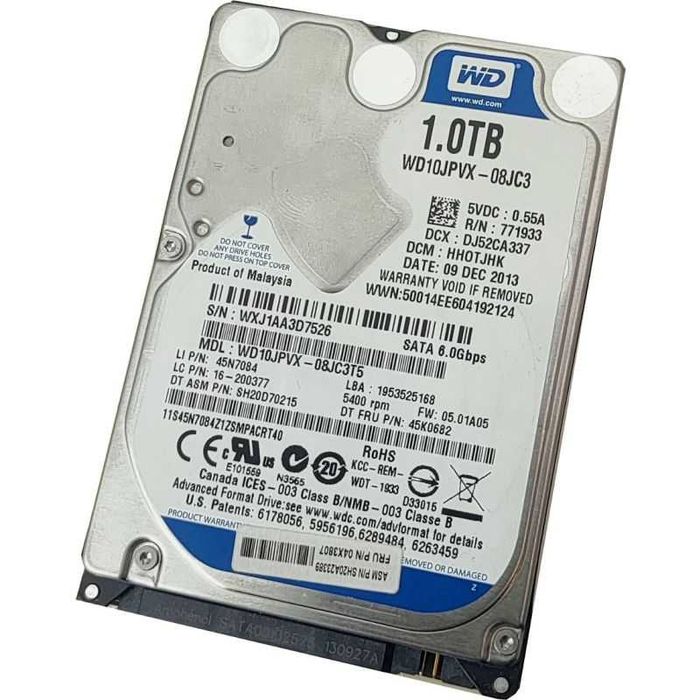 Dysk WD10JPVX  SATA 2,5" 1000GB 1TB