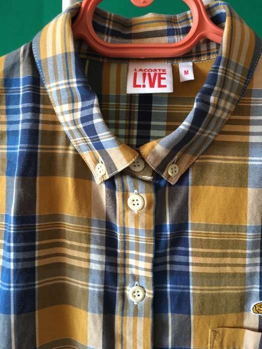 Camisa senhora xadrez Lacoste (M) [ULTIMO PREÇO]