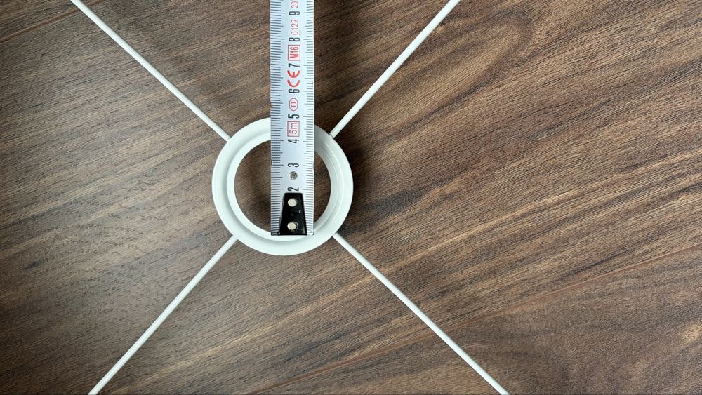 Abajour cinza IKEA