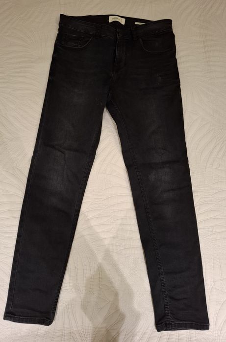 Calças de ganga pretas Pull&Bear