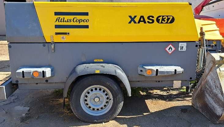 Kompresor sprężarka Atlas Copco XAS 137 KD 2016r. zarejestrowany PL