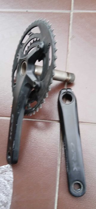 Pedaleira shimano GRX 2x11s, 46x30, 172.5 mm