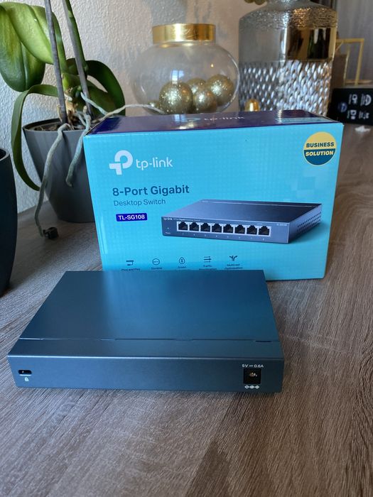 Switch TP-Link TL-SG108 8 portas