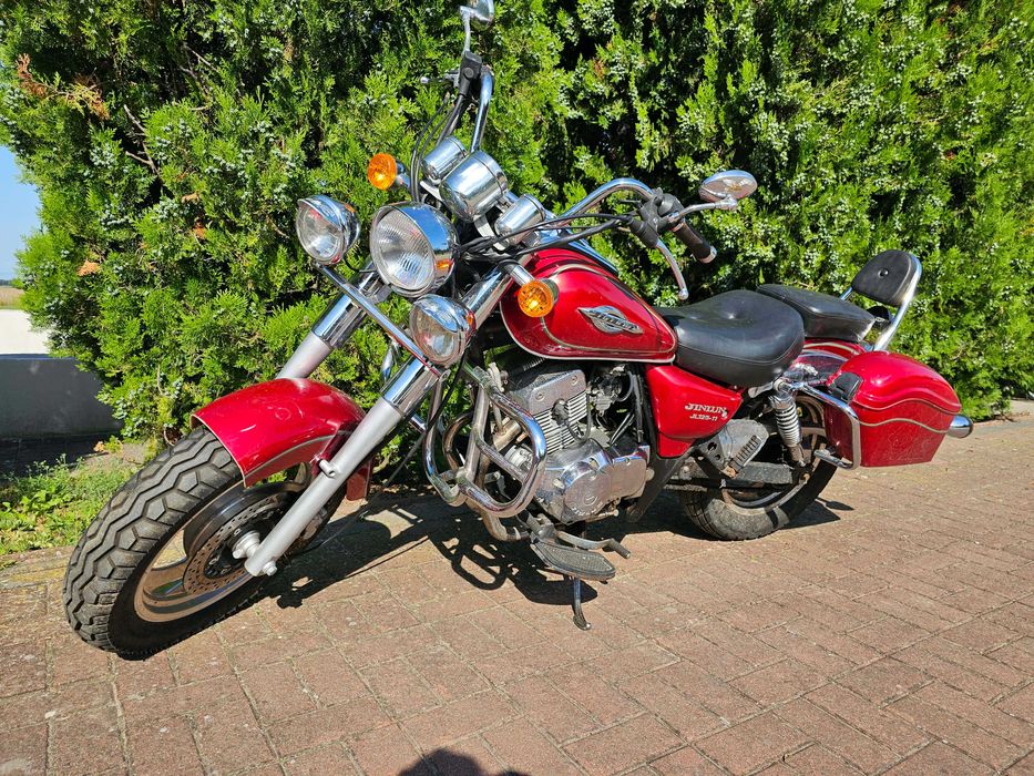 Jinlun 125, duży chopper,kat B,A1,gmole, do jazdy,8tys km