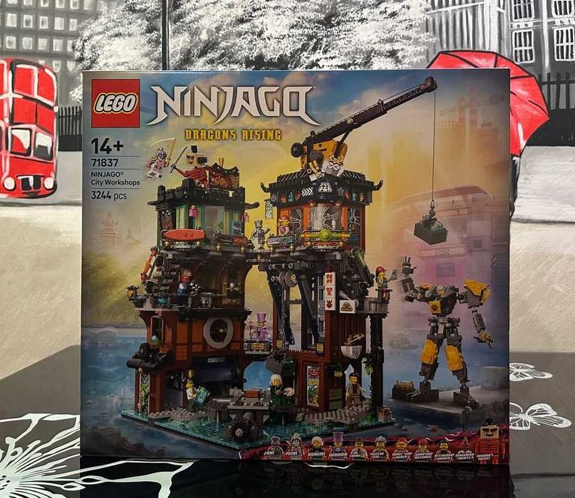 Конструктор LEGO NINJAGO 71837 Майстерні Ніндзяго-Сіті