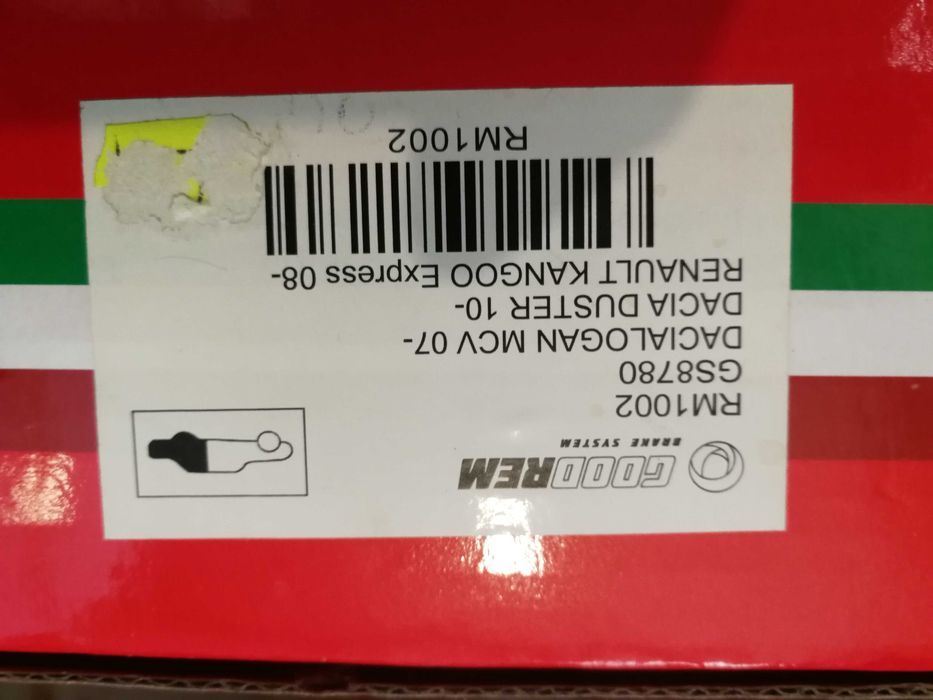 Задние тормозные колодки Logan Kangoo RM1002