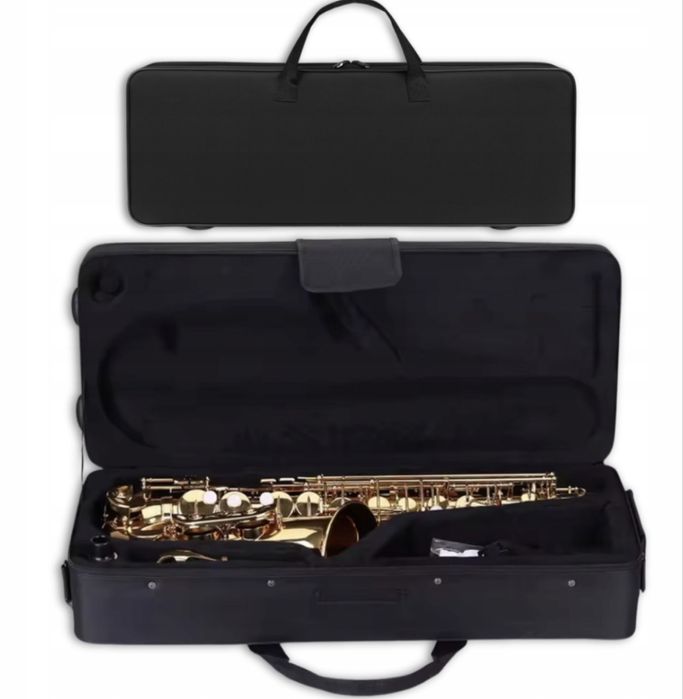 Saksofon altowy saxofon E zestaw prezent akcesoria