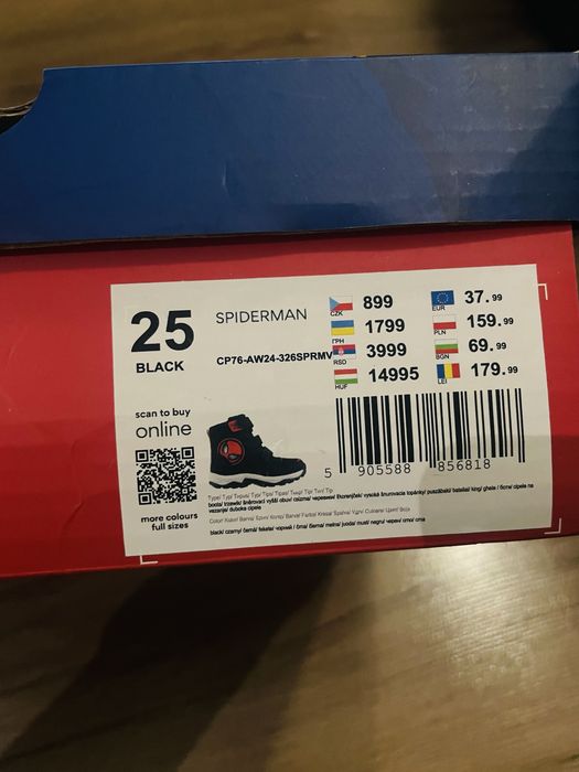 Kozaki ocieplane r.25