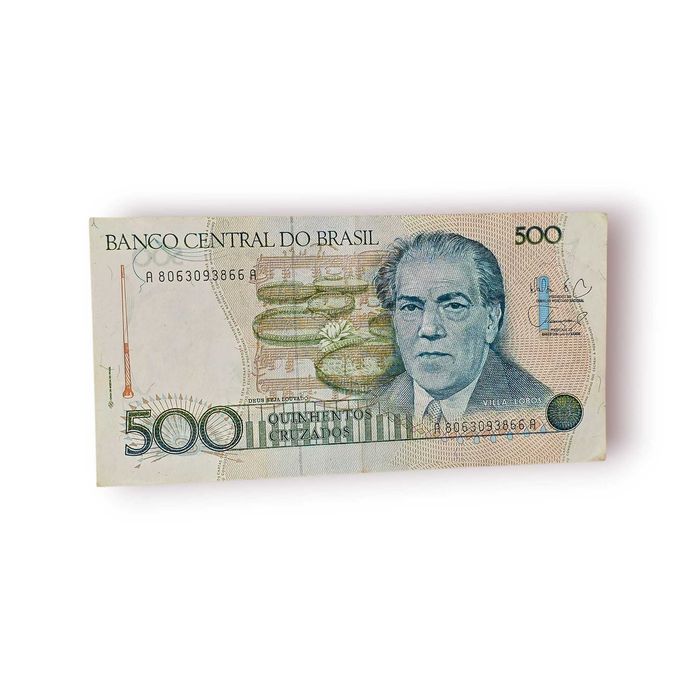 Nota Brasileira 500 Cruzados – Villa-Lobos – Banco Central do Brasil