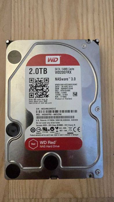 Dysk twardy WDc Red 2TB NasWare3.0
