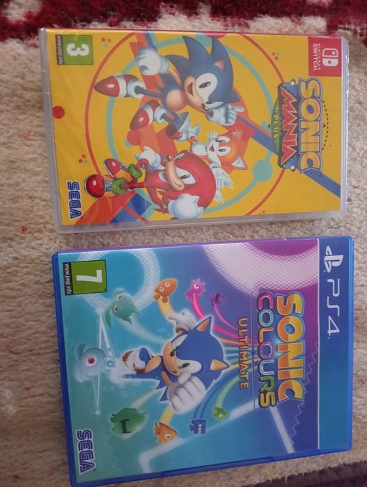 Vendo pack 2 jogos Sonic só 20€