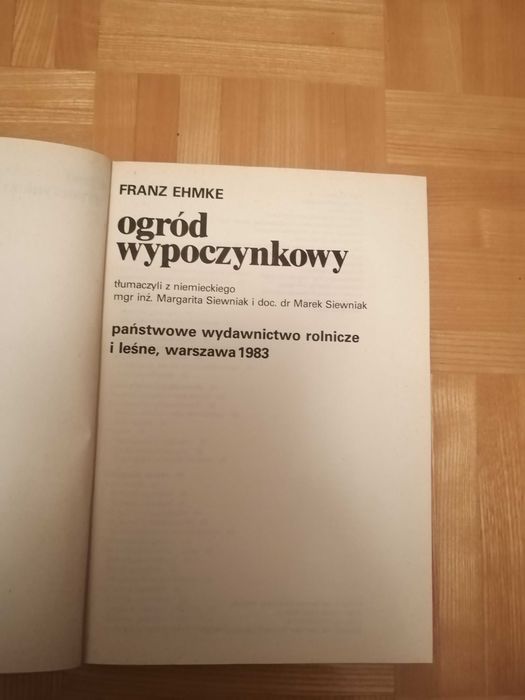 Poradnik "Ogród wypoczynkowy" Ehmke