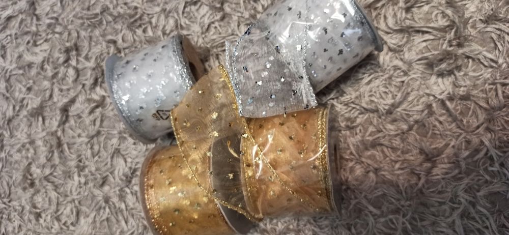 Стрічка для оформлення ялинок, залів, букетів