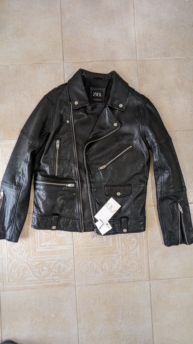 Шкіряна куртка ZARA